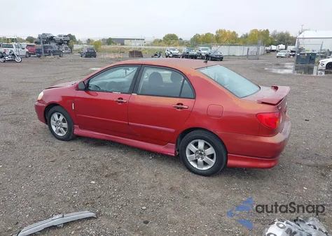 2003 Toyota Corolla S из США, поврежденный, VIN 1NXBR32E03Z167914